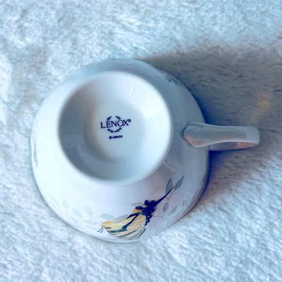 Lenox Butterfly Meadow Footed Tea Cup & Saucer Coffee Cup Cups Mug Mugs - Picture 6 of 8
